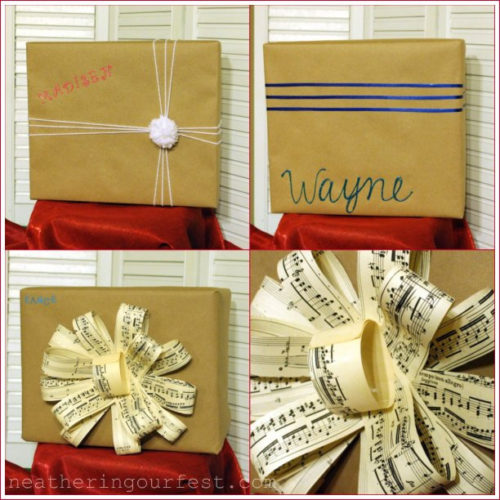 {christmas gift wrapping}ideas and tips