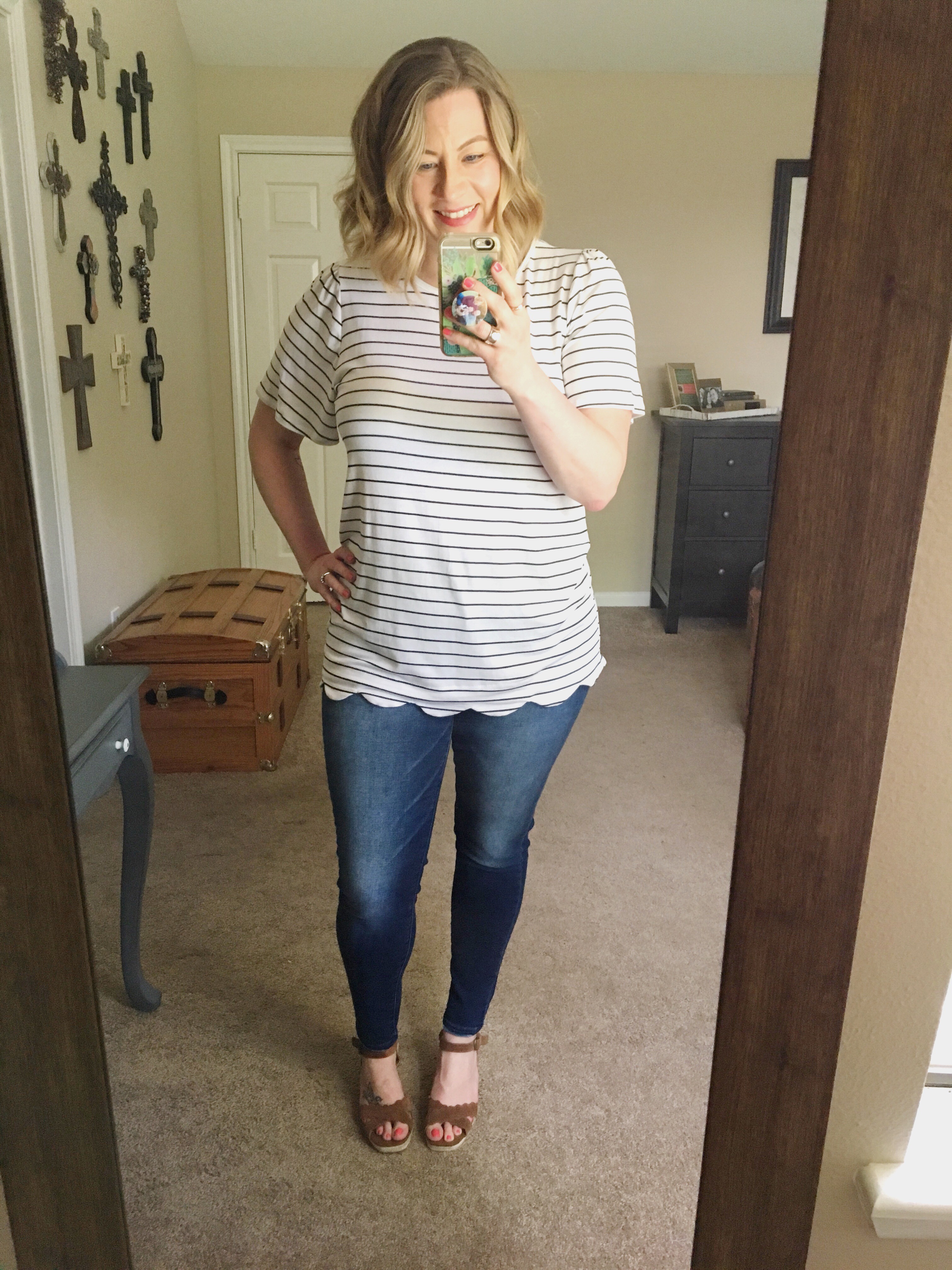 Three Ways to Style a Striped Tee