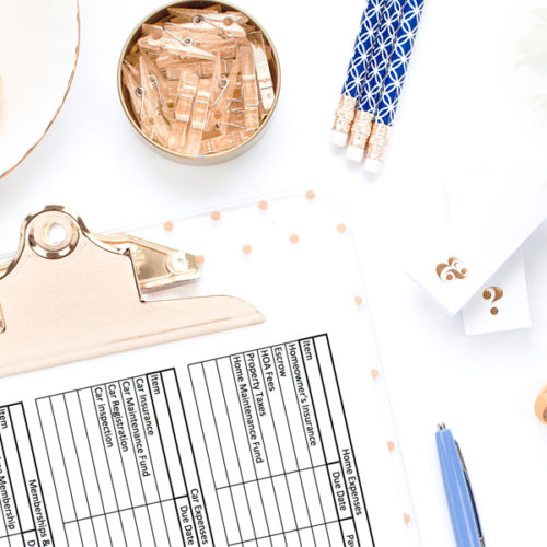 Annual Expenses Tracker – Free Printable