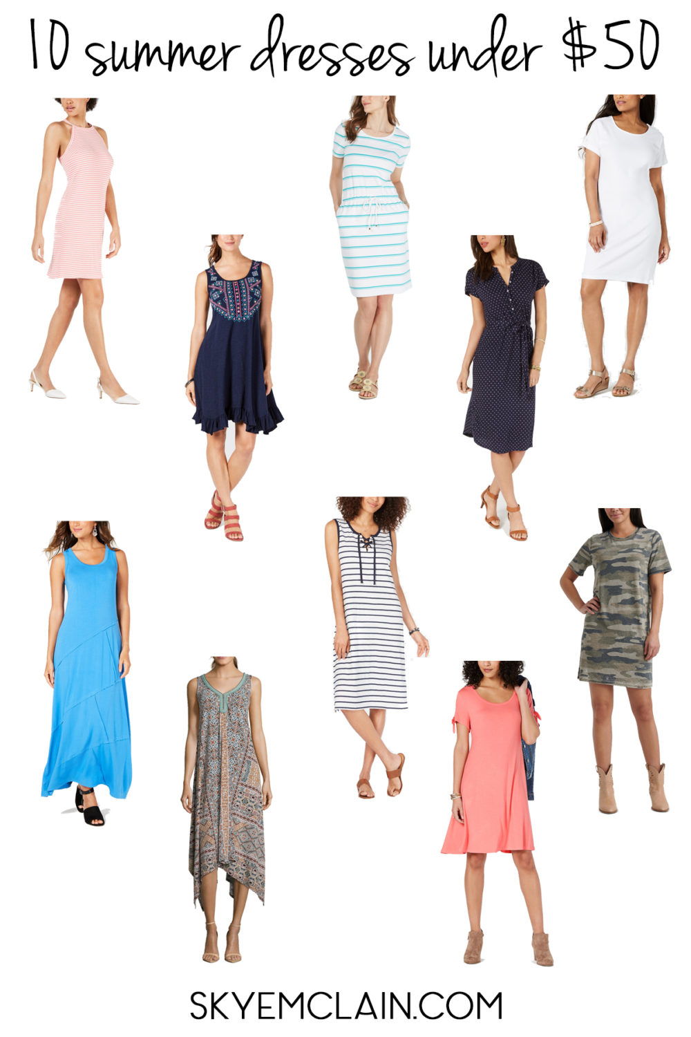 Ten Summer Dresses Under $50 | Skye McLain