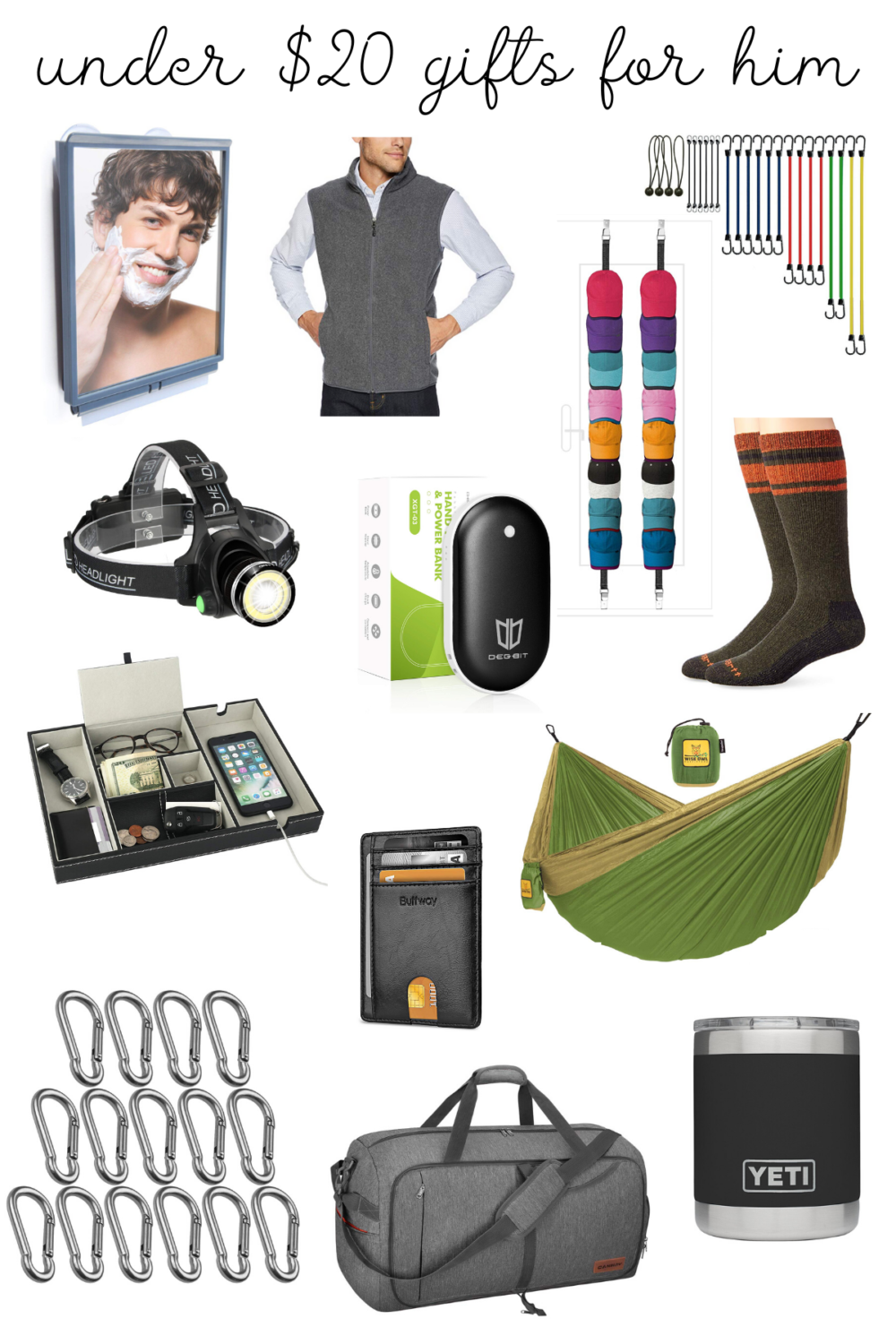 20 gifts under 20 bucks!  20 gifts, Gifts for him, Inspirational